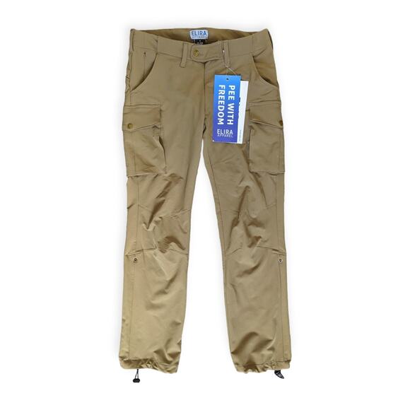 Elira Pants Women's M Adams Cargo Hiking Outdoor PEE With Freedom NWT Olive - Picture 2 of 10